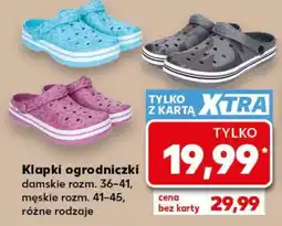 Kaufland Klapki ogrodniczki oferta
