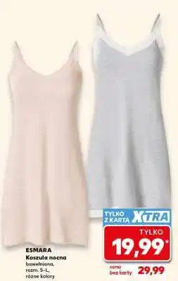 Kaufland ESMARA Koszula nocna bawełniana, rozm. S-L, różne kolory oferta