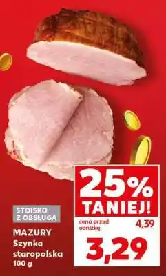 Kaufland MAZURY Szynka staropolska 100 g oferta