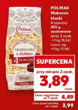 Kaufland POLMAK Makaron kluski 4-jajeczny 250 g opakowanie oferta