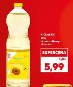 Kaufland K-CLASSIC Olej słonecznikowy 1 l butelka oferta