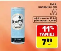 Carrefour Dobroński Gin oferta