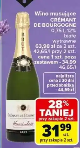 Carrefour CRÉMANT DE BOURGOGNE oferta