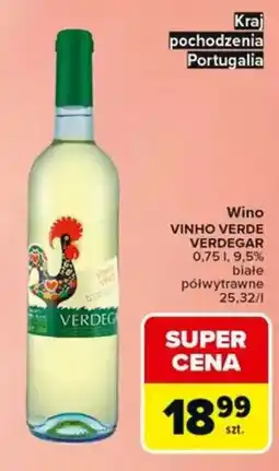 Carrefour VINHO VERDE VERDEGAR oferta