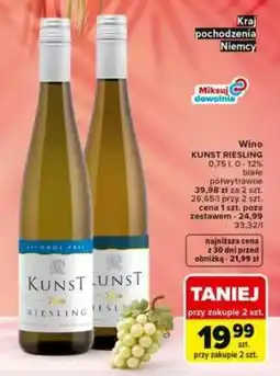Carrefour KUNST RIESLING oferta