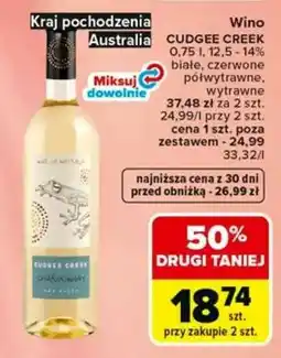 Carrefour Wino CUDGEE CREEK oferta