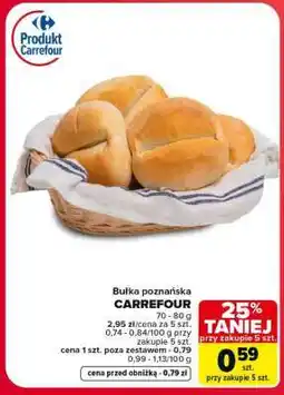 Carrefour Bułka poznańska oferta
