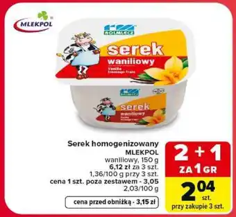 Carrefour Serek homogenizowany oferta