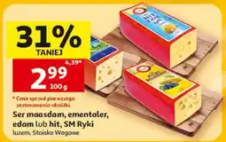 Auchan Ser maasdam, emmentaler, edam lub hit, SM Ryki oferta