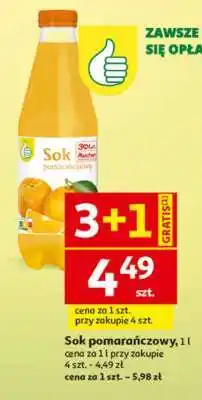 Auchan Sok pomarańczowy oferta