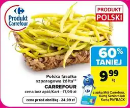Carrefour Polska fasolka szparagowa żółta oferta