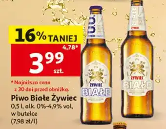 Auchan Piwo Białe Żywiec oferta