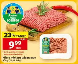Auchan MIĘSO MIELONE WIEPRZOWE oferta
