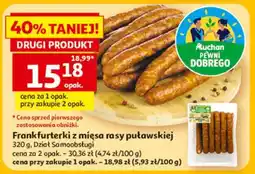 Auchan Frankfurterki z mięsa rasy puławskiej oferta