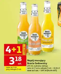 Auchan Napój musujący Bracia Sadownicy oferta