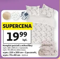 Auchan Komplet pościeli z mikrofibry oferta