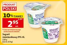 Auchan Jogurt śmietankowy 9% tł oferta