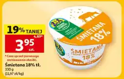 Auchan Śmietana 18% tł oferta