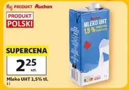 Auchan Mleko UHT 1,5% t.t oferta