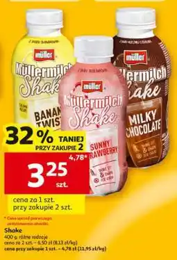 Auchan Müllermilch Shake oferta