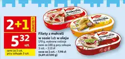 Auchan Filety z makreli w sosie lub w oleju oferta