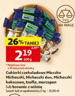 Auchan Cukierki czekoladowe MIESZKO oferta