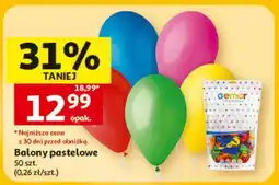 Auchan Balony pastelowe oferta
