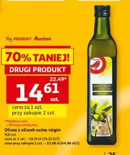 Auchan Oliwa z oliwek extra virgin oferta
