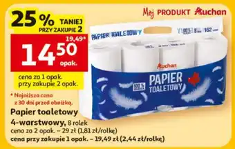 Auchan Papier toaletowy oferta