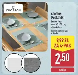 ALDI CROFTON Podkładki oferta