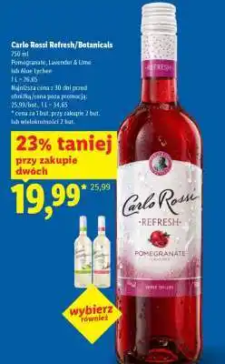 Lidl Carlo Rossi Refresh/Botanicals oferta