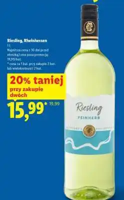 Lidl Riesling Rheinhessen oferta