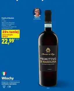 Lidl PRIMITIVO DI MANDURIA oferta