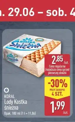 ALDI Koral Lody Kostka Śnieżna oferta