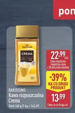 ALDI Barissimo Kawa rozpuszczalna Crema oferta