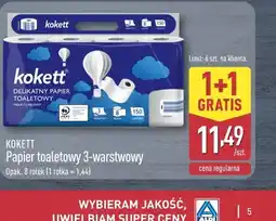 ALDI Kokett Papier toaletowy 3-warstwowy oferta
