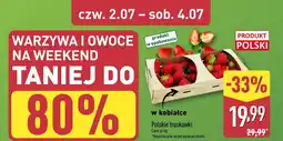 ALDI Polskie truskawki w kobiałce oferta