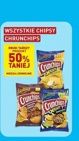 ALDI Wszystkie chipsy Crunchips oferta