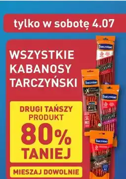 ALDI WSZYSTKIE KABANOSY TARCZYŃSKI oferta