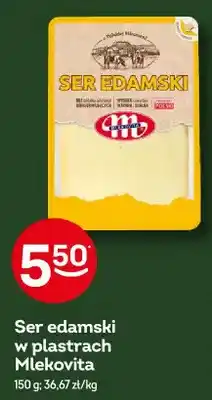 Żabka Ser edamski w plastrach Mlekovita oferta