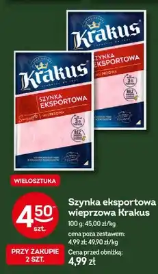 Żabka Szynka eksportowa wieprzowa Krakus oferta
