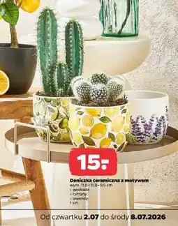 Netto Doniczka ceramiczna z motywem awokado oferta