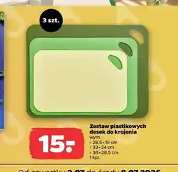 Netto Zestaw plastikowych desek do krojenia oferta