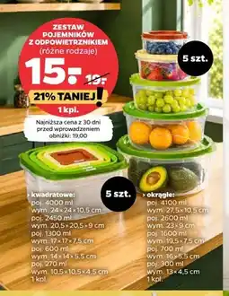 Netto Zestaw pojemników z odpowietrznikiem oferta