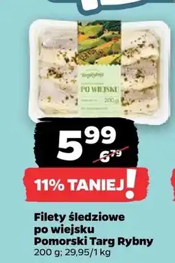 Netto Filety śledziowe po wiejsku Pomorski Targ Rybny oferta