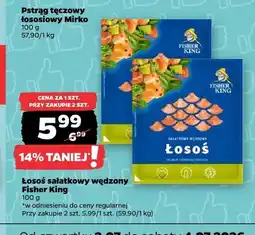 Netto Łosoś sałatkowy wędzony Fisher King oferta