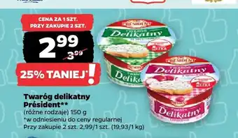 Netto Twaróg delikatny Président oferta