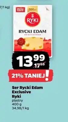 Netto Ser Rycki Edam Exclusive Ryki plastry oferta