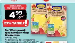 Netto Ser Włoszczowski typu szwajcarskiego Włoszczowa plastry oferta