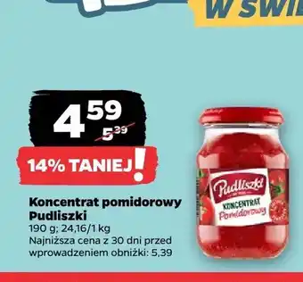 Netto Koncentrat pomidorowy Pudliszki oferta